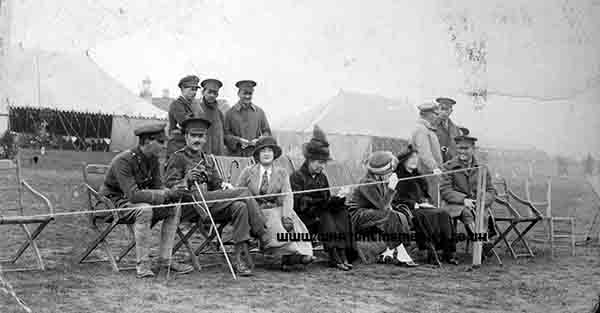 Capt & Mrs Hayes at a Point to Point 1914